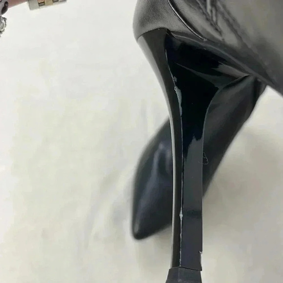 Marciano by Guess SZ 10 Women Black Platform Booties with Buckle - Picture 8 of 13